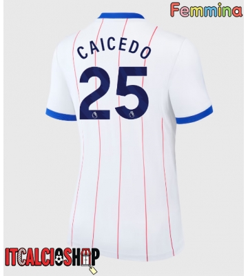 Chelsea Moises Caicedo #25 Terza Maglia Femmina 2026-27 Manica Corta